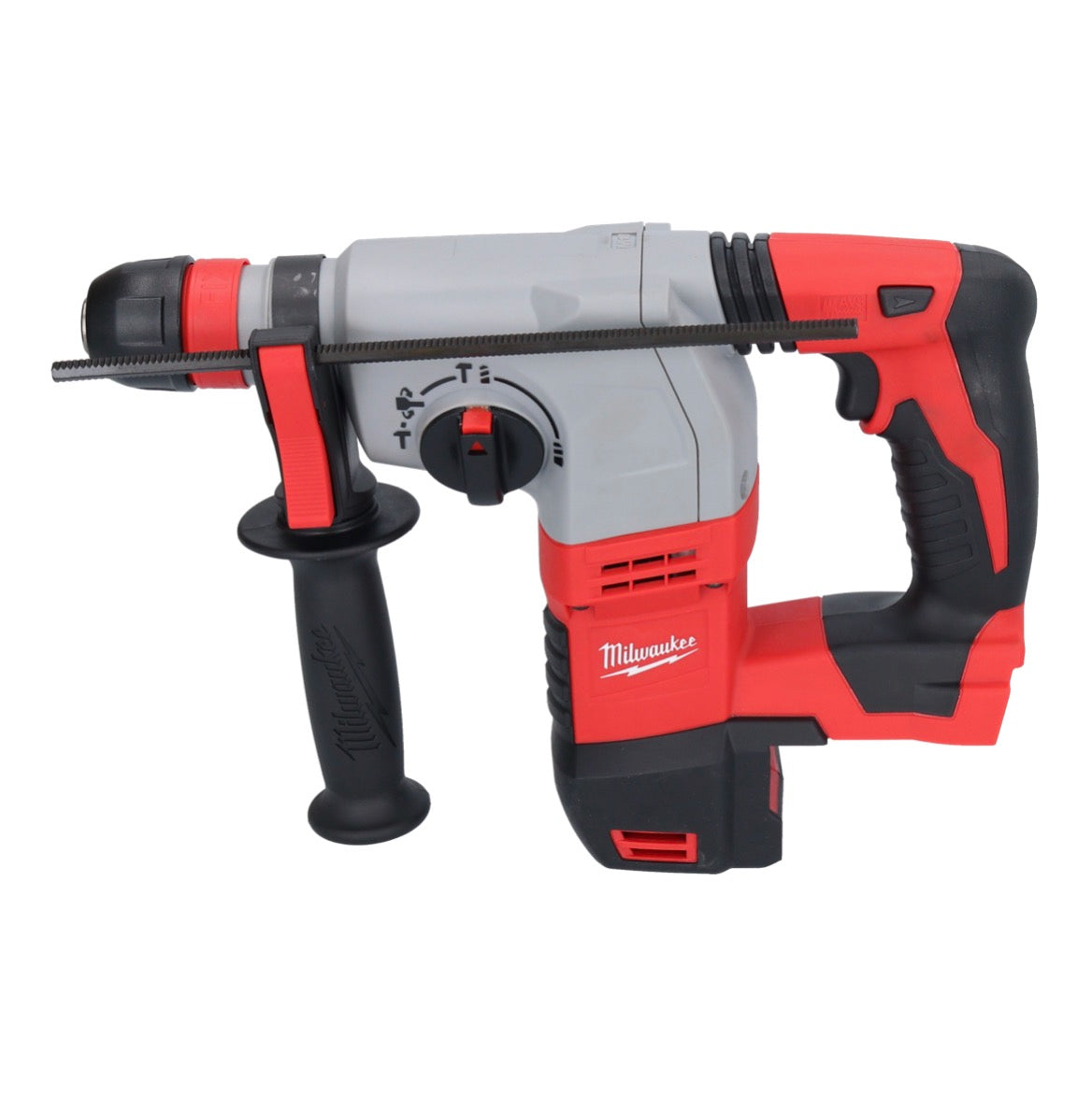 Marteau combiné à batterie Milwaukee M18 HD18HX-0 18 V 2,4 J (4933408320) Solo + éclairage à batterie Milwaukee M18 TLED LED