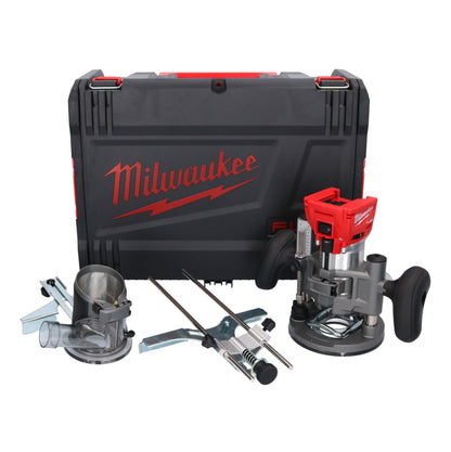 Fraiseuse à batterie Milwaukee M18 FTR-0X 18 V brushless + modules de fraisage + boîtier HD (4933471604) + éclairage batterie Milwaukee M18 TLED LED