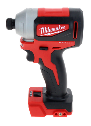 Clé à chocs sans fil Milwaukee M18 BLID2-0 18 V 180 Nm 1/4" brushless solo + Milwaukee M18 TLED éclairage batterie LED