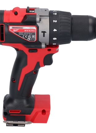 Perceuse à percussion sans fil Milwaukee M18 BLPD2-0X 18 V 82 Nm sans balai + boîtier HD + éclairage sur batterie Milwaukee M18 TLED LED