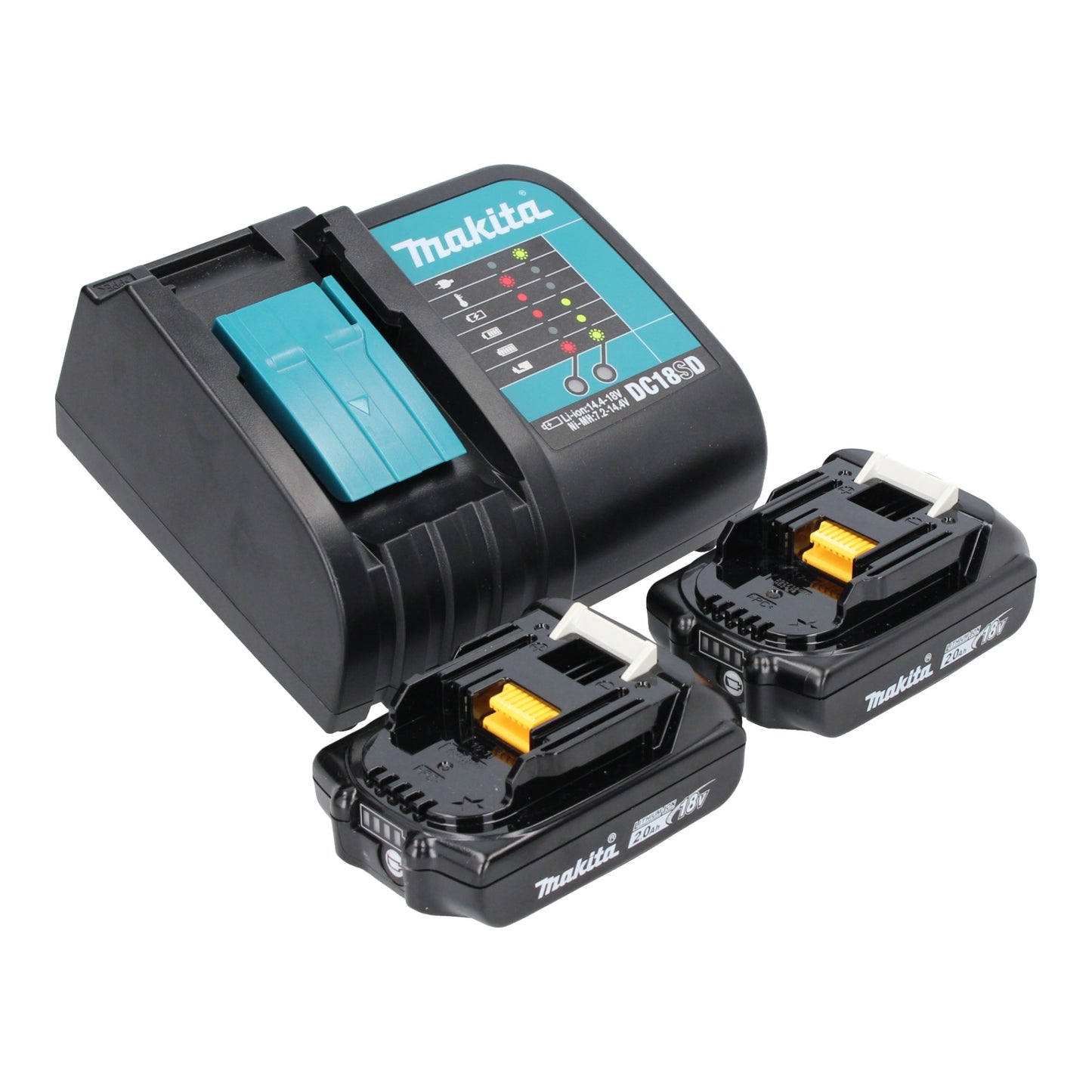 Makita DJV 180 SAX scie sauteuse sur batterie 18 V 135 mm + 2x batteries 2,0 Ah + chargeur