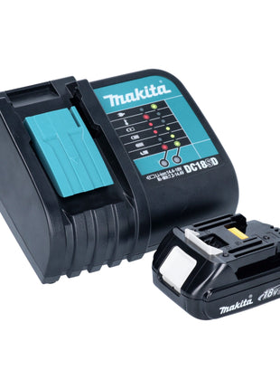 Kit combiné batterie Makita DLX 2278 SY1 + perceuse à percussion DHP 484 54 Nm + marteau perforateur DHR 171 1,2 J + 1x batterie 1,5 Ah + chargeur