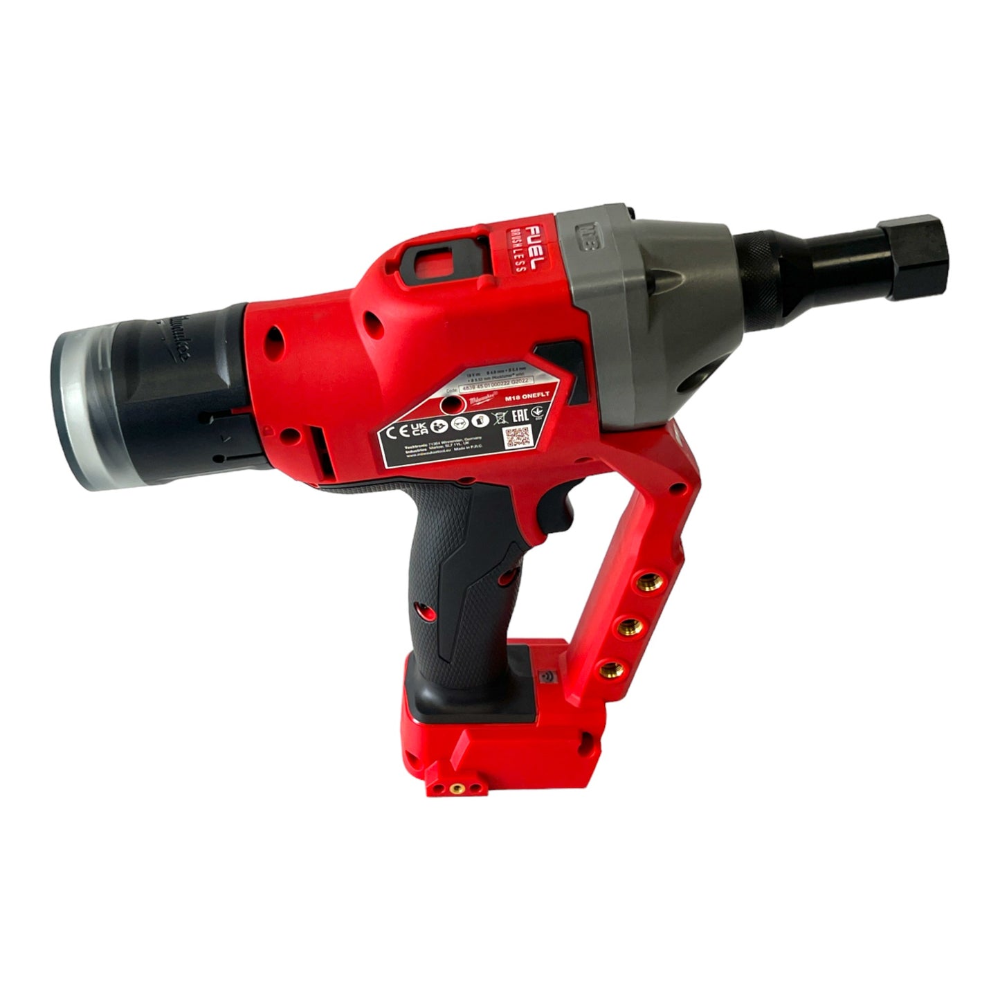 Outil de pose de boulons à bague de verrouillage de batterie Milwaukee M18 ONEFLT-0X 18 V 4,8 / 6,4 / 9,53 mm (4933478637) + HD Box - sans batterie, sans chargeur