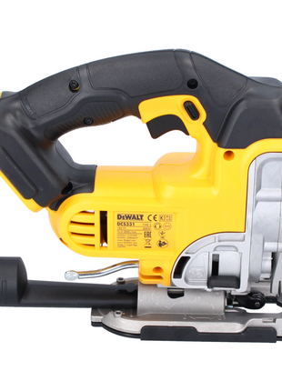 Scie sauteuse sans fil DeWalt DCS 331 N 18 V Solo + lampe à batterie DeWalt DCL 040 18 V XR Li-Ion