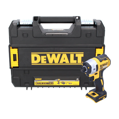 Clé à chocs sans fil DeWalt DCF 887 NT 18 V 205 Nm 1/4" sans balais + TSTAK + lampe batterie DeWalt DCL 040 18V XR Li-Ion