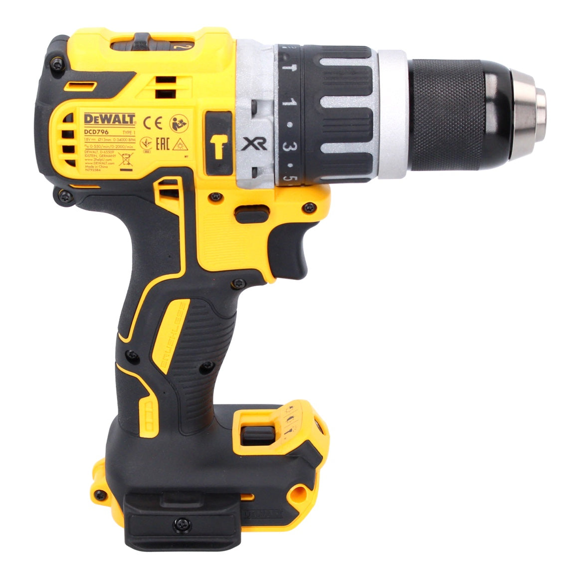 DeWalt DCD 796 NT Akku Schlagbohrschrauber 18 V 70 Nm Brushless + TSTAK + DeWalt DCL 040 18V XR Li-Ion Akku Lampe