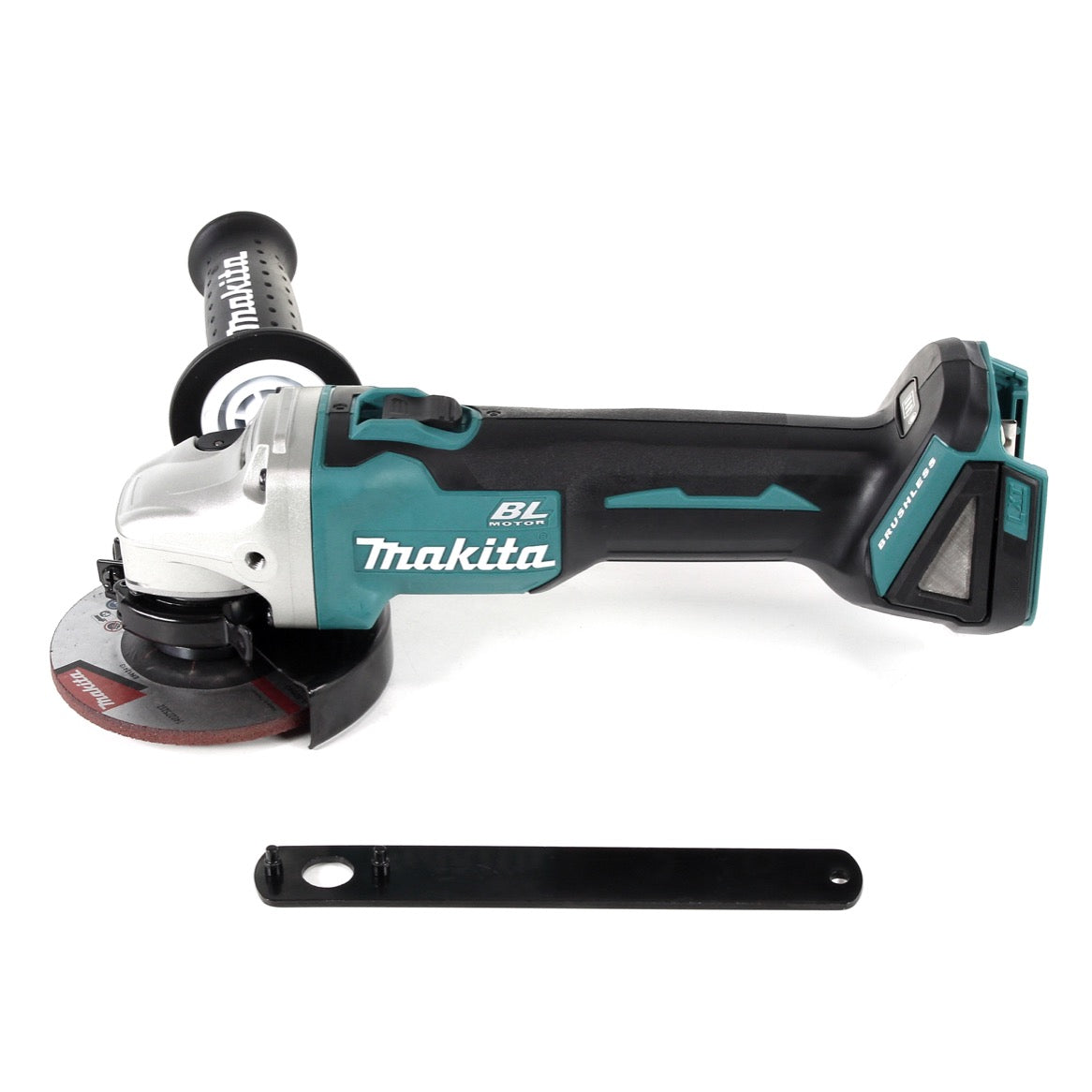 Makita DGA 454 RGJ Akku Winkelschleifer 18 V 115mm + 2x Akku 6,0Ah + Ladegerät + Makpac - Toolbrothers