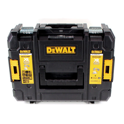 DeWalt DCS 334 NT scie sauteuse à course pendulaire à batterie 18V sans balais Solo + TSTAK + lampe à batterie DeWalt DCL 040 18V XR Li-Ion