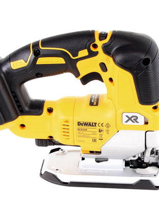 DeWalt DCS 334 NT scie sauteuse à course pendulaire à batterie 18V sans balais Solo + TSTAK + lampe à batterie DeWalt DCL 040 18V XR Li-Ion