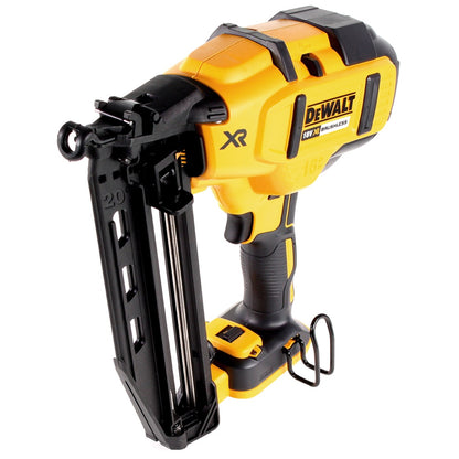 Cloueur à batterie DeWalt DCN 660 N 18V 32 - 63mm brushless solo + lampe à batterie DeWalt DCL 040 18V XR Li-Ion