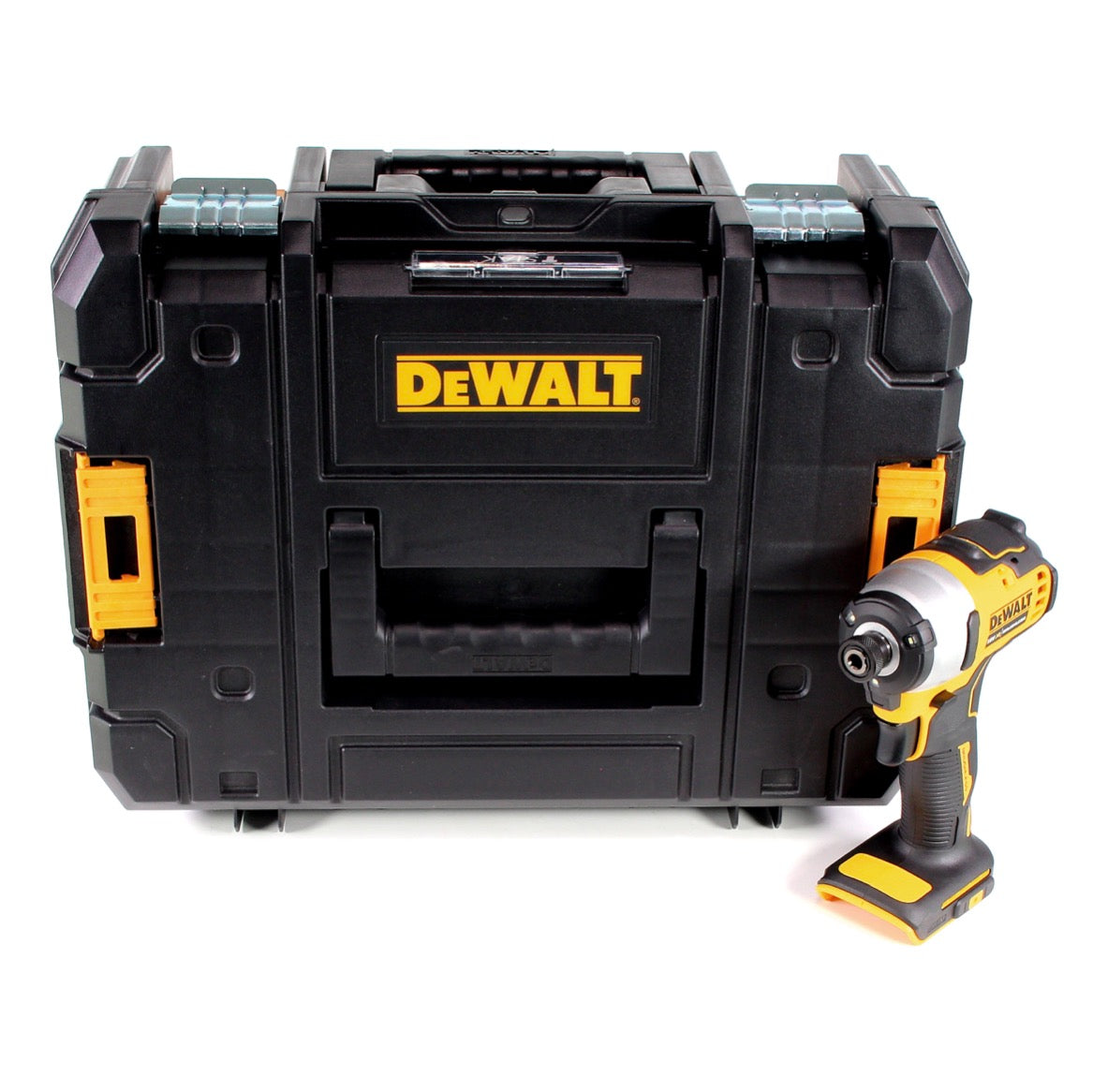 Clé à chocs sans fil DeWalt DCF 809 NT 18 V Li-Ion Solo sans balais dans une boîte T-STAK + lampe à batterie DeWalt DCL 040 18 V XR Li-Ion