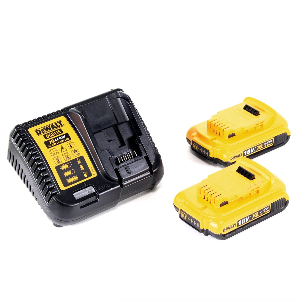 DeWalt DCC 018 N Akku Luftkompressor 18V 11bar KFZ + 2x Akku 2,0Ah + Ladegerät - Toolbrothers