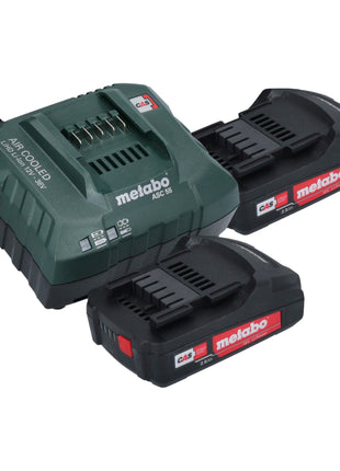 Metabo BS 18 LTX BL I perceuse-visseuse sans fil 18 V 130 Nm sans balais + 2 batteries 2,0 Ah + chargeur