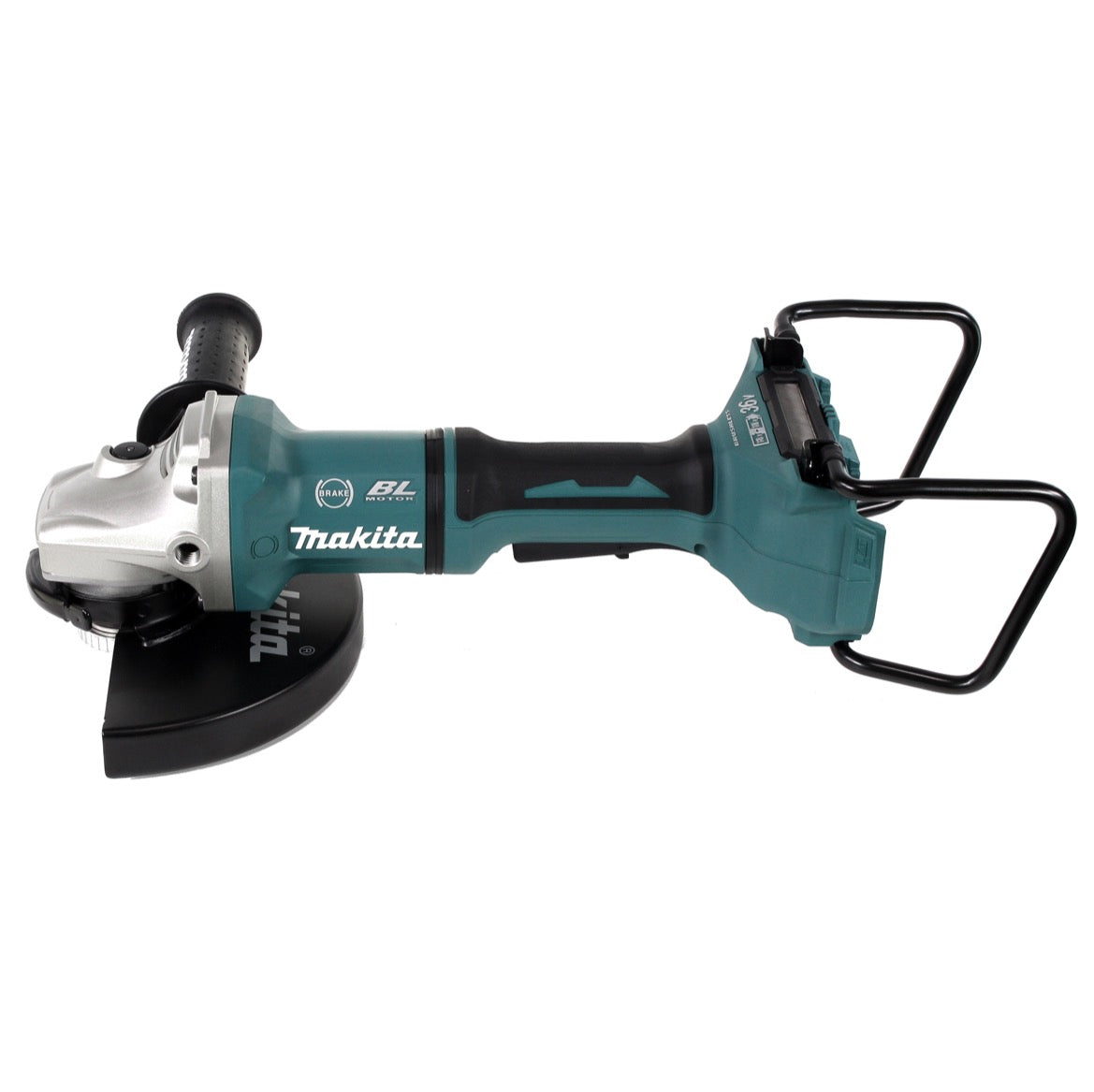 Makita DGA 900 ZKX2 Akku Winkelschleifer 36V ( 2x18V ) 230mm Brushless Solo + Ezynut + 25x Trennscheibe + Koffer - ohne Akku, ohne Ladegerät - Toolbrothers