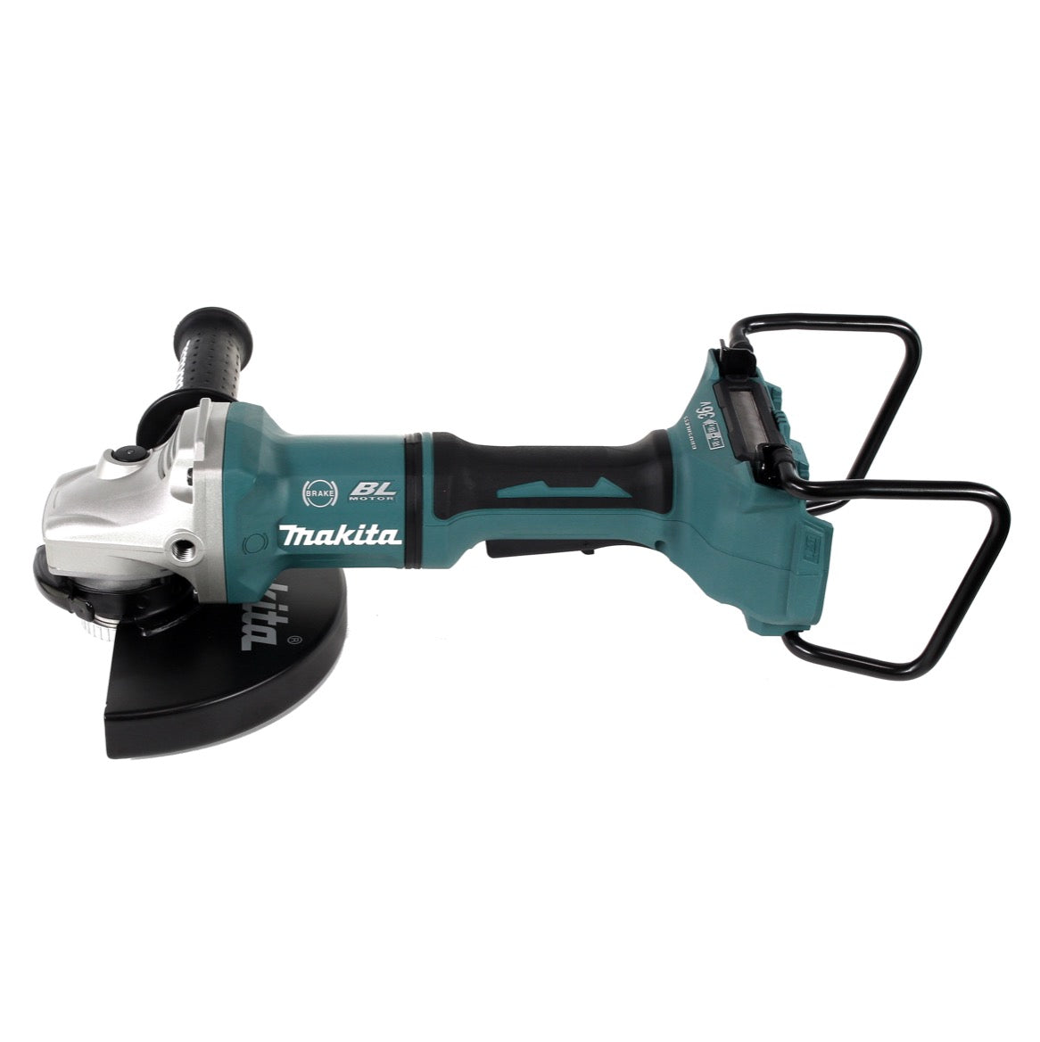 Makita DGA 900 PT4KX2 Akku Winkelschleifer 36V ( 2x18V ) 230mm Brushless + 4x Akku 5,0Ah + Doppelladegerät + Ezynut + Koffer - Toolbrothers