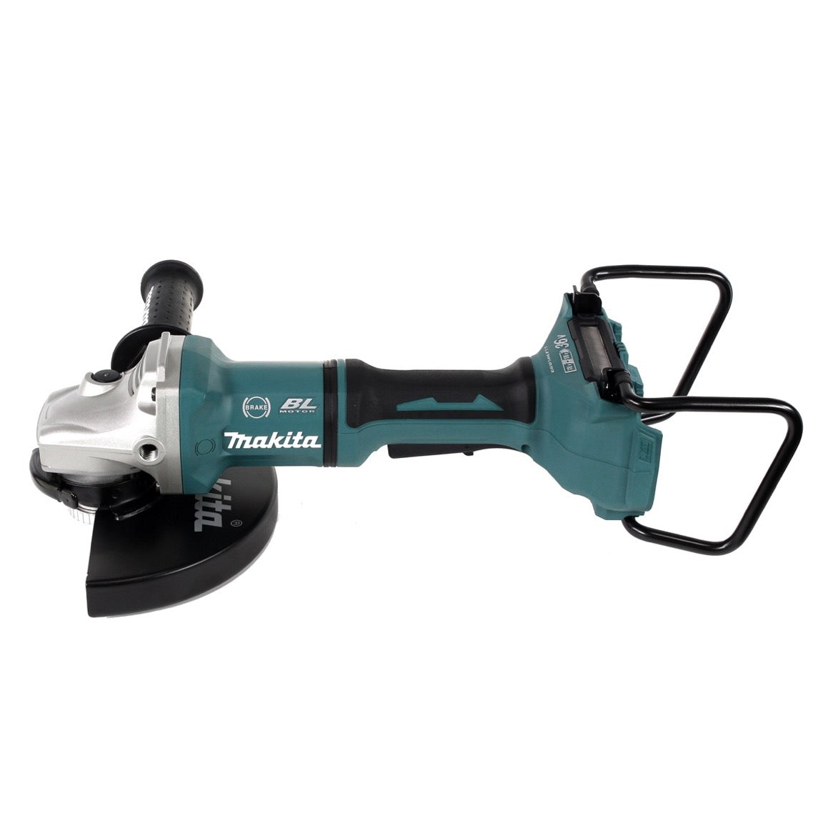 Makita DGA 900 G4KX2 Akku Winkelschleifer 36V ( 2x18V ) 230mm Brushless + 4x Akku 6,0Ah + Ezynut + Koffer - ohne Ladegerät - Toolbrothers