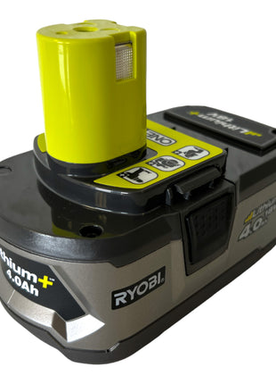 Batterie Ryobi RB18L40 18 V 4,0 Ah / 4000 mAh Li-Ion ONE+ 2 pièces (2x 5133001907) avec indicateur de niveau de charge