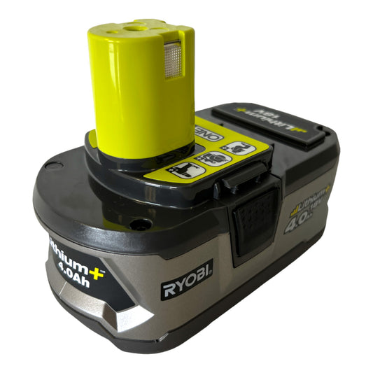 Ryobi RB18L40 Akku 18 V 4,0 Ah / 4000 mAh Li-Ion ONE+ 2 Stk. ( 2x 5133001907 ) mit Ladestandanzeige