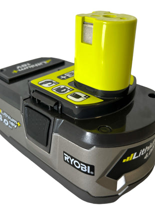 Batterie Ryobi RB18L40 18 V 4,0 Ah / 4000 mAh Li-Ion ONE+ 2 pièces (2x 5133001907) avec indicateur de niveau de charge