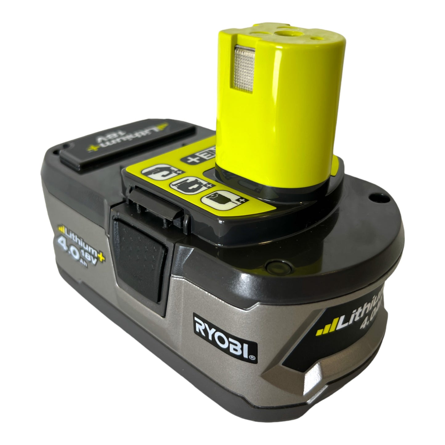 Batterie Ryobi RB18L40 18 V 4,0 Ah / 4000 mAh Li-Ion ONE+ 2 pièces (2x 5133001907) avec indicateur de niveau de charge