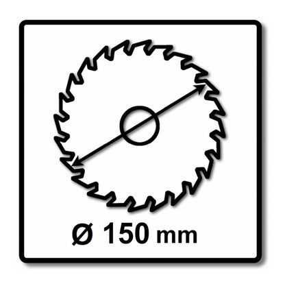 Makita MCCS15032E Specialized Sägeblatt für Metall HW 150 x 20 x 1,5 mm 32 Zähne ( B-47036 ) - Toolbrothers