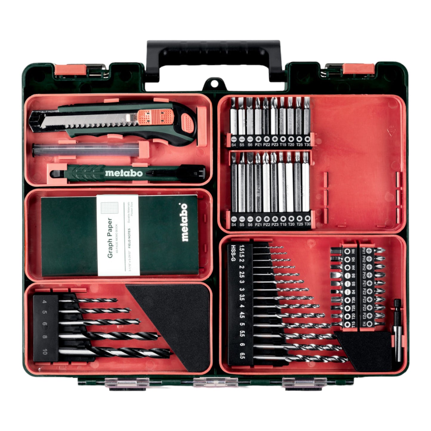 Metabo PowerMaxx BS 12 set perceuse-visseuse sans fil 12 V 40 Nm (601036870) + 2x batteries 2,0 Ah + chargeur + set d'accessoires + mallette