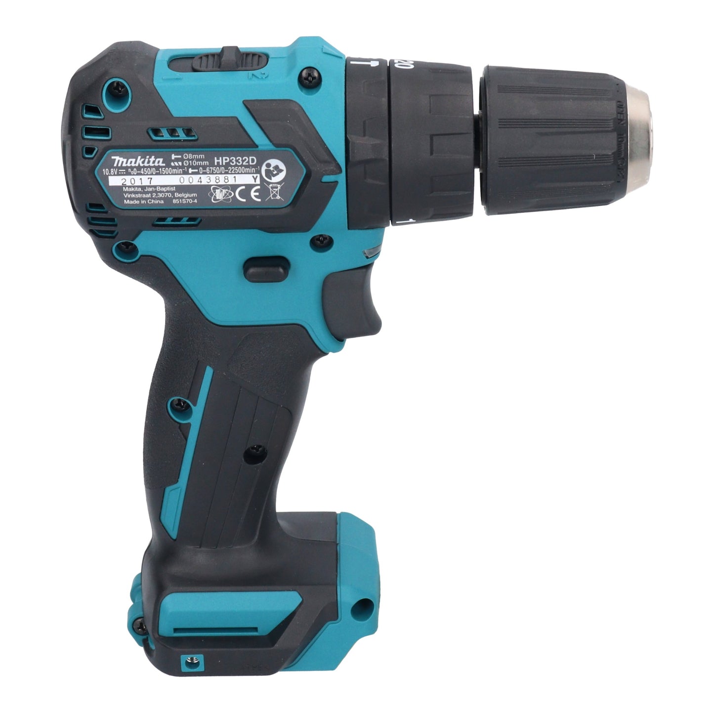 Makita HP 332 DZE Akku Schlagbohrschrauber 12 V max. 35 Nm Brushless + Koffer - ohne Akku, ohne Ladegerät