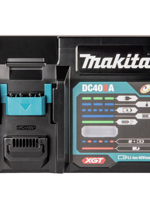 Kit source d'alimentation Makita 2x batterie BL 4050 F 40 V max. 5,0 Ah XGT + chargeur DC 40 RA + Makpac (191V35-5)