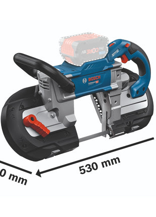 Scie à ruban sans fil Bosch GCB 18V-127 Professional 18 V 127 x 127 mm Brushless Solo (06012B7000) - sans batterie, sans chargeur