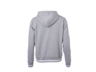 Le sweat à capuche L-BOXX en gris et blanc (homme / taille L) - sportif et confortable