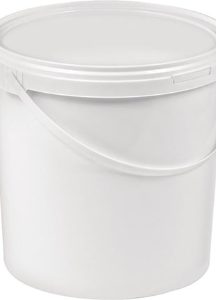 Seau (9000450006) 10 l en plastique, alimentaire blanc, Ø 250 mm, hauteur 265 mm