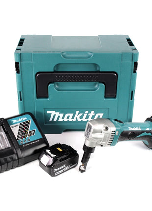 Makita DJN 161 RTJ 18V Akku Knabber Schere + 2x Akku 5,0Ah + Schnellladegerät +  Makpac - Toolbrothers