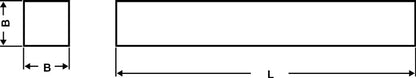 Wilke Drehling DIN 4964 Forme B carré (4118415166) largeur 16 x 16 mm longueur 200 mm