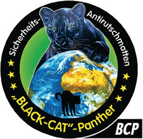 Tapis antidérapant de sécurité WADO BLACK-CAT Panther -BCP- ( 4000349180 ) L0,6 m W0,8 m D4 mm 1 tapis