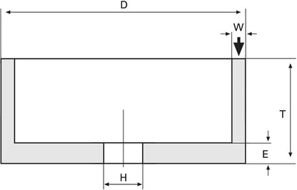 Meule boisseau Tyrolit (4000869873) 100 mm alésage 20 mm