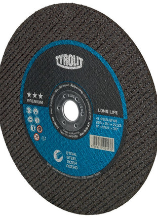 Disco de corte Tyrolit PREMIUM LONGLIFE (4000845883) D125x2mm 41 F orificio recto 22,23 mm