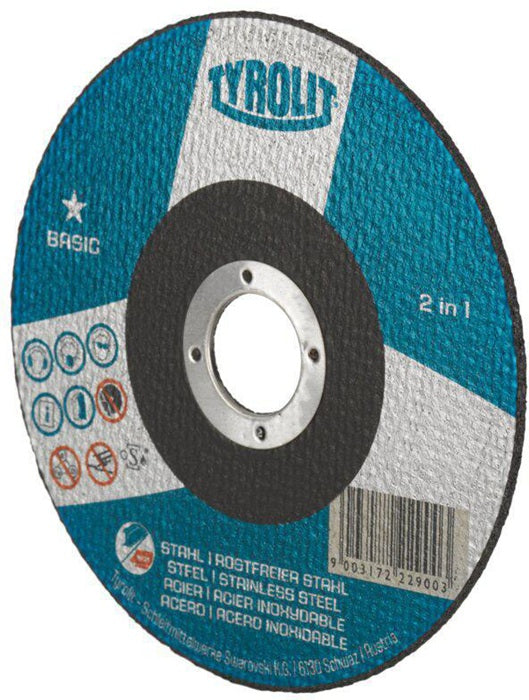 Disque à tronçonner Tyrolit BASIC (8000757605) D230x2mm alésage droit 22,23 mm