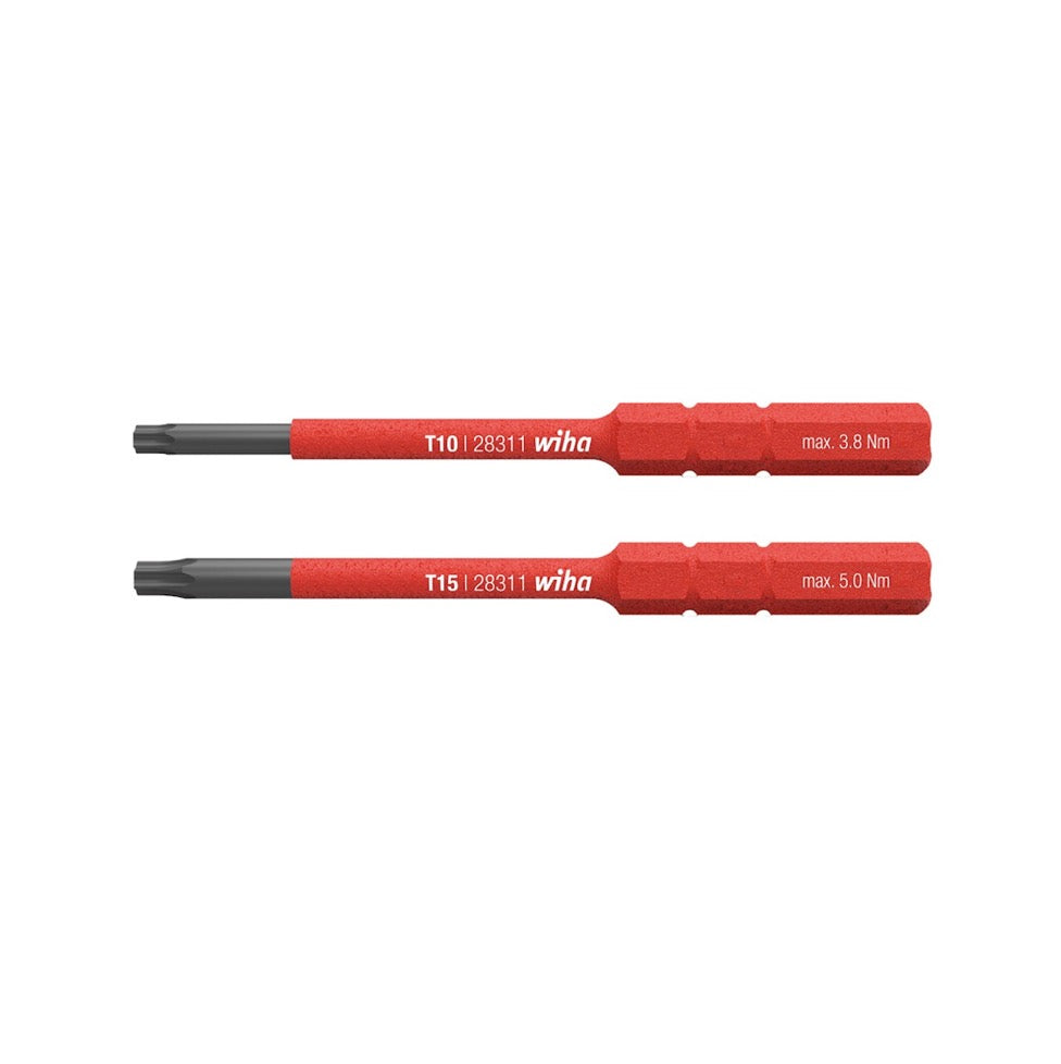 Wiha Bit Set slimBit electric VDE Torx Satz 6 - teilig in praktischer Box ( 42210 ) - Toolbrothers