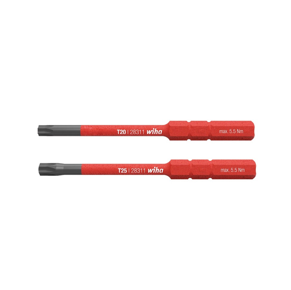 Wiha Bit Set slimBit electric VDE Torx Satz 6 - teilig in praktischer Box ( 42210 ) - Toolbrothers