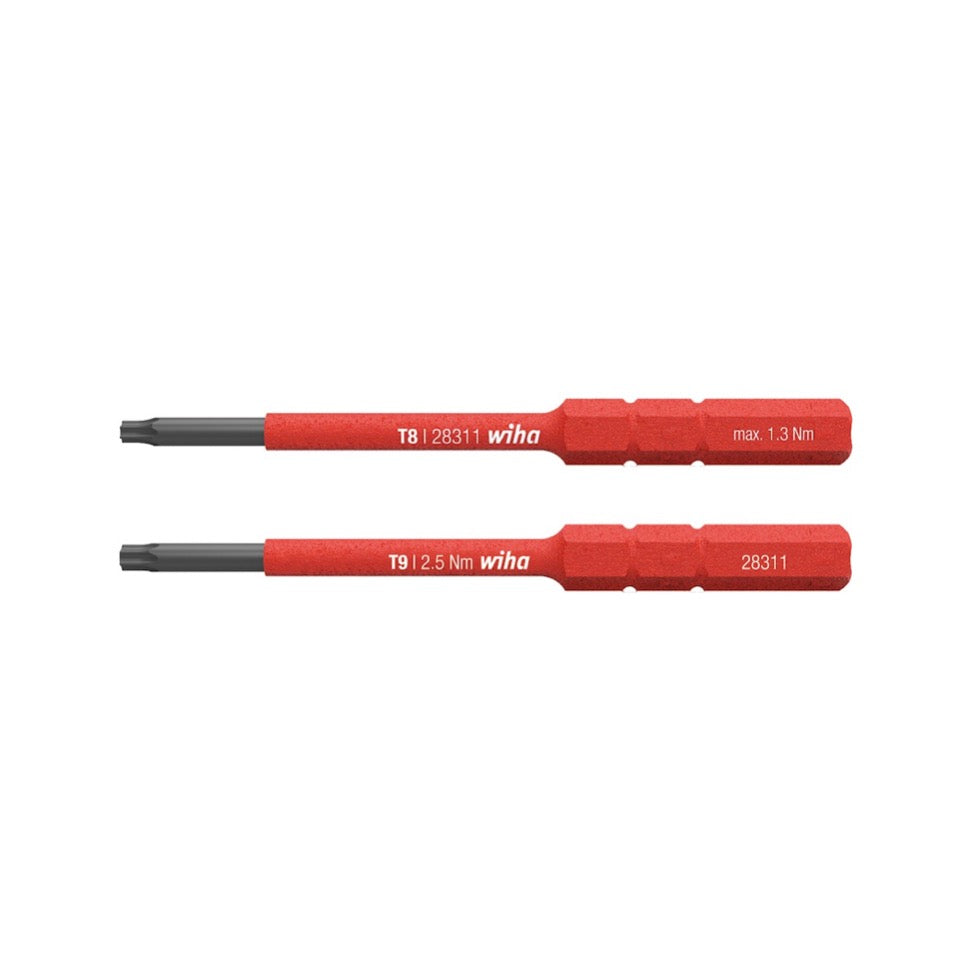 Wiha Bit Set slimBit electric VDE Torx Satz 6 - teilig in praktischer Box ( 42210 ) - Toolbrothers