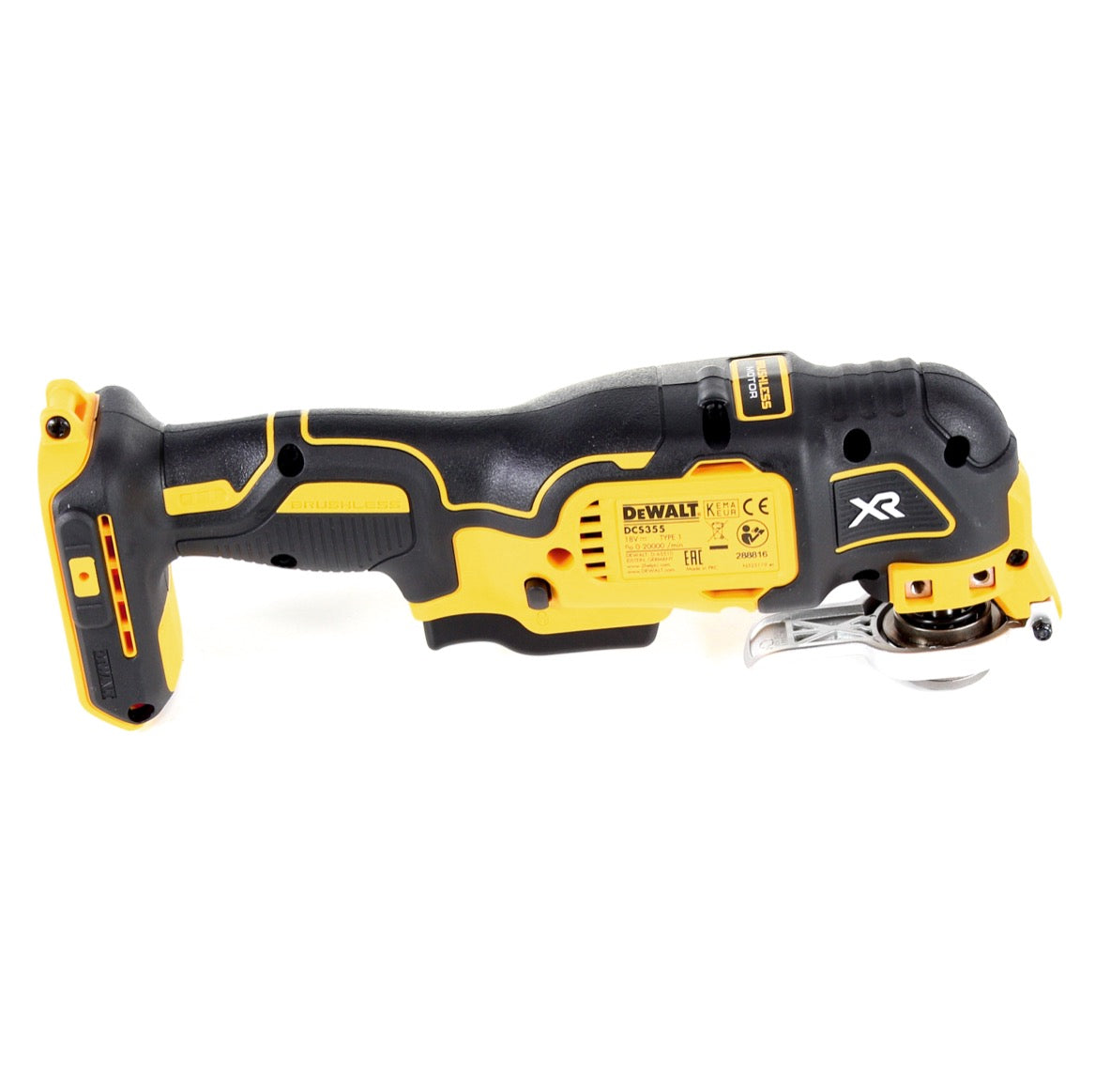 DeWalt DCS 355 N Akku Oszillierer 18V Brushless Solo - ohne Akku, ohne Ladegerät - Toolbrothers