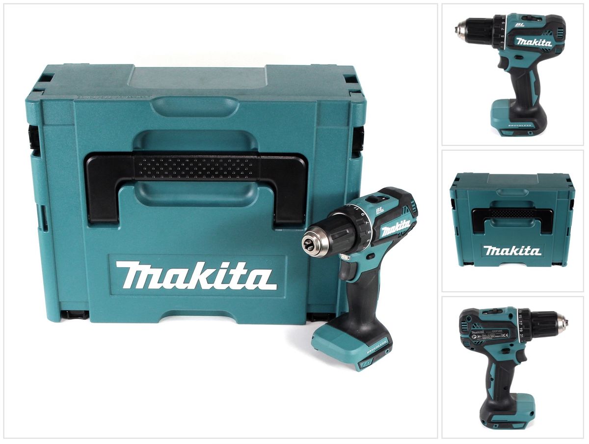 Makita DDF 485 ZJ Akku Bohrschrauber 18V 50Nm Solo im Makpac - ohne Akku, ohne Ladegerät - Toolbrothers