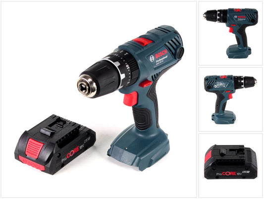 Bosch Professional GSB 18V-21 Akku Schlagbohrschrauber 18V 55Nm + 1x Akku ProCORE 4,0Ah - ohne Ladegerät - Toolbrothers