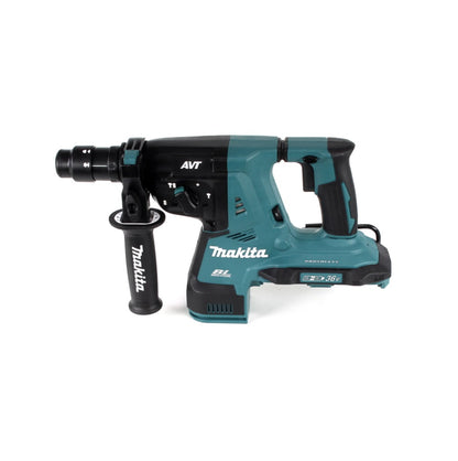 Makita DHR 281 MJ Brushless Akku Bohrhammer 28 mm 2x 18 V für SDS-PLUS mit Schnellwechselfutter im Makpac + 2x 4,0 Ah Akku - ohne Ladegerät - Toolbrothers