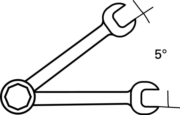 Stahlwille Maulringratschenschlüsselsatz 17F/12 ( 8000755585 ) 12-teilig Schlüsselweiten 8-19 mm