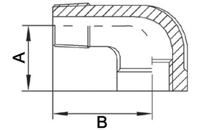 Springer Gewindefitting 90° IG/AG ( 4500100051 ) NPS=1/2 ″