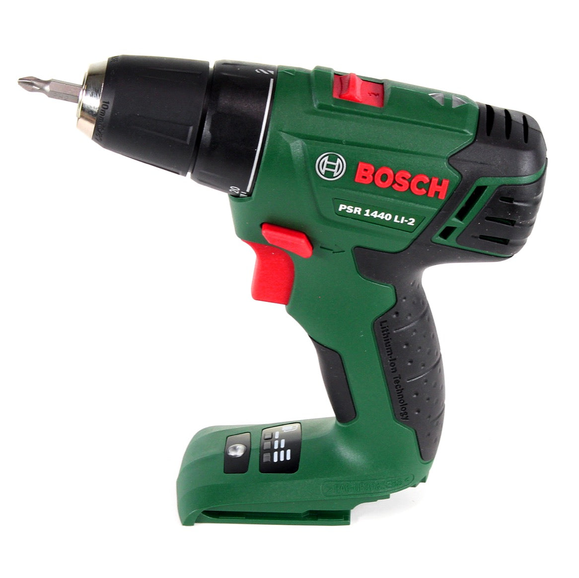 Bosch PSR 1440 Li-2 Akku Bohrschrauber Zwei-Stufen-Technologie im Transportkoffer + 1x 1,5 Ah Akku + Ladegerät ( 06039A3020 ) - Toolbrothers