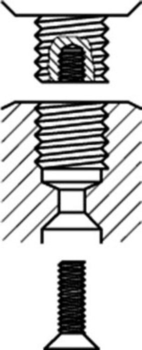 Mandrin de perçage sans clé RÖHM EXTRA50-RV (8002877481) Ø de serrage 1,5-13 mm pour métal à rotation droite et gauche