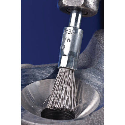 Brosse PFERD PBU ST (8000432589) Ø 10 mm épaisseur fil 0,35 mm 20000 tr/min