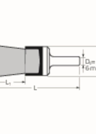 Brosse PFERD PBU INOX (8000432614) Ø 15 mm épaisseur fil 0,2 mm 18000 tr/min